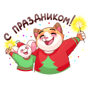 Стикер Кошки-мышки #17 ВКонтакте