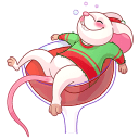 Стикер Кошки-мышки #19 ВКонтакте