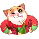 Стикер Кошки-мышки #35 ВКонтакте