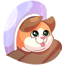 Стикер Кошки-мышки #45 ВКонтакте