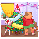 Стикер Кошки-мышки #46 ВКонтакте