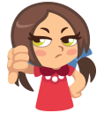 Стикер Соня #9 ВКонтакте
