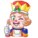 Стикер Щелкунчик #3 ВКонтакте