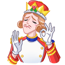 Стикер Щелкунчик #12 ВКонтакте