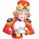 Стикер Щелкунчик #13 ВКонтакте