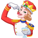 Стикер Щелкунчик #16 ВКонтакте