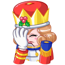 Стикер Щелкунчик #25 ВКонтакте