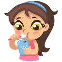 Стикер Соня #21 ВКонтакте