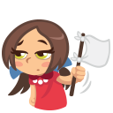 Стикер Соня #24 ВКонтакте