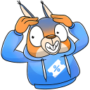 Стикер Чекки #22 ВКонтакте