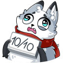 Стикер Рейни #28 ВКонтакте