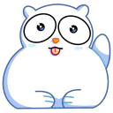 Стикер Котовичок #5 ВКонтакте