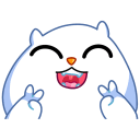 Стикер Котовичок #19 ВКонтакте