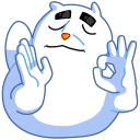 Стикер Котовичок #44 ВКонтакте