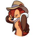 Стикер Чип и Дейл #3 ВКонтакте