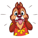 Стикер Чип и Дейл #5 ВКонтакте