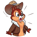 Стикер Чип и Дейл #7 ВКонтакте