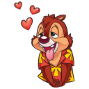 Стикер Чип и Дейл #14 ВКонтакте