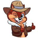 Стикер Чип и Дейл #20 ВКонтакте