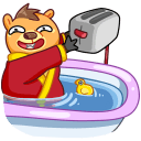 Стикер Сурок Билл #9 ВКонтакте