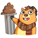 Стикер Сурок Билл #14 ВКонтакте