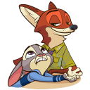 Стикер Ник Уайлд #17 ВКонтакте