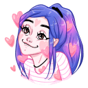 Стикер Бабл и Гам #2 ВКонтакте