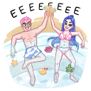 Стикер Бабл и Гам #11 ВКонтакте