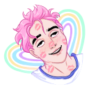 Стикер Бабл и Гам #13 ВКонтакте