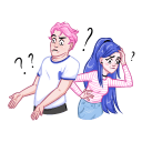 Стикер Бабл и Гам #18 ВКонтакте