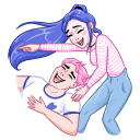 Стикер Бабл и Гам #27 ВКонтакте