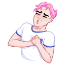 Стикер Бабл и Гам #29 ВКонтакте