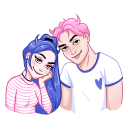 Стикер Бабл и Гам #32 ВКонтакте