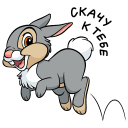 Стикер Зайки #5 ВКонтакте