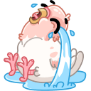 Стикер Голуба #11 ВКонтакте