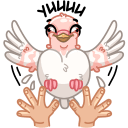 Стикер Голуба #23 ВКонтакте