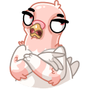 Стикер Голуба #35 ВКонтакте