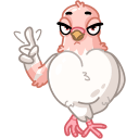 Стикер Голуба #40 ВКонтакте