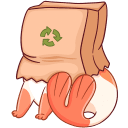 Стикер Миу-Мяу и Кусалочка #33 ВКонтакте