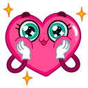 Стикер Валентинка #3 ВКонтакте
