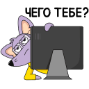 Стикер Эникей #6 ВКонтакте