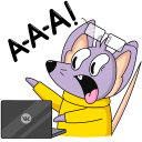 Стикер Эникей #15 ВКонтакте