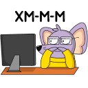 Стикер Эникей #26 ВКонтакте