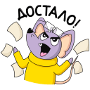 Стикер Эникей #34 ВКонтакте