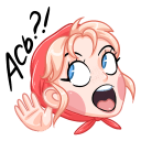 Стикер Маслёна #11 ВКонтакте