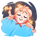 Стикер Маслёна #12 ВКонтакте