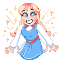 Стикер Маслёна #20 ВКонтакте