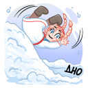 Стикер Маслёна #22 ВКонтакте