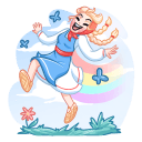 Стикер Маслёна #24 ВКонтакте