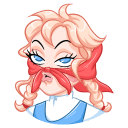 Стикер Маслёна #36 ВКонтакте